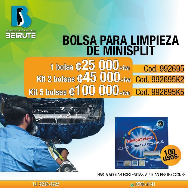 Bolsa para limpieza