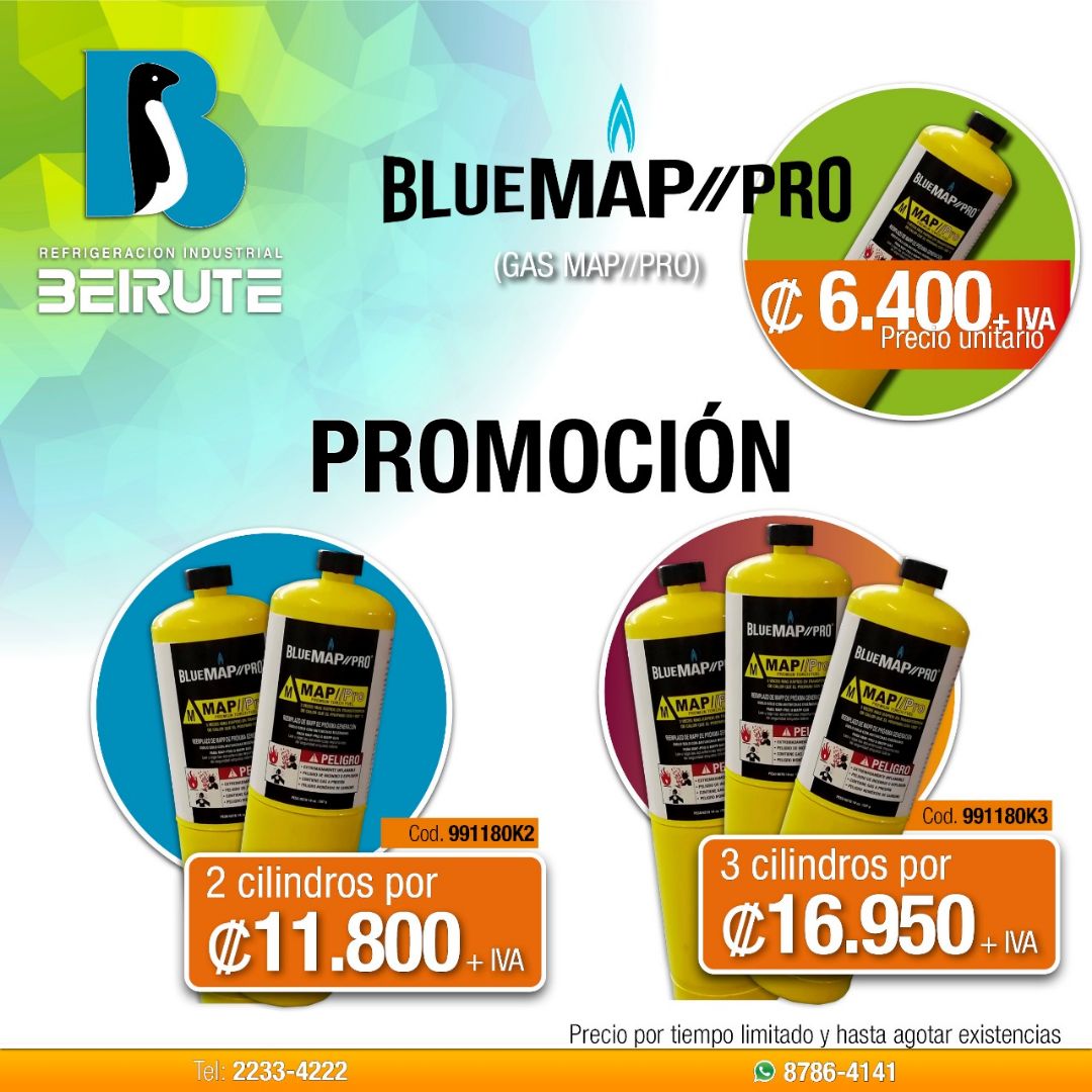 2 cilindros de BlueMap pro