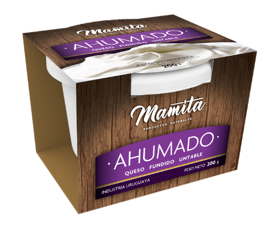 Queso fundido untable sabor ahumado de Productos Mamita