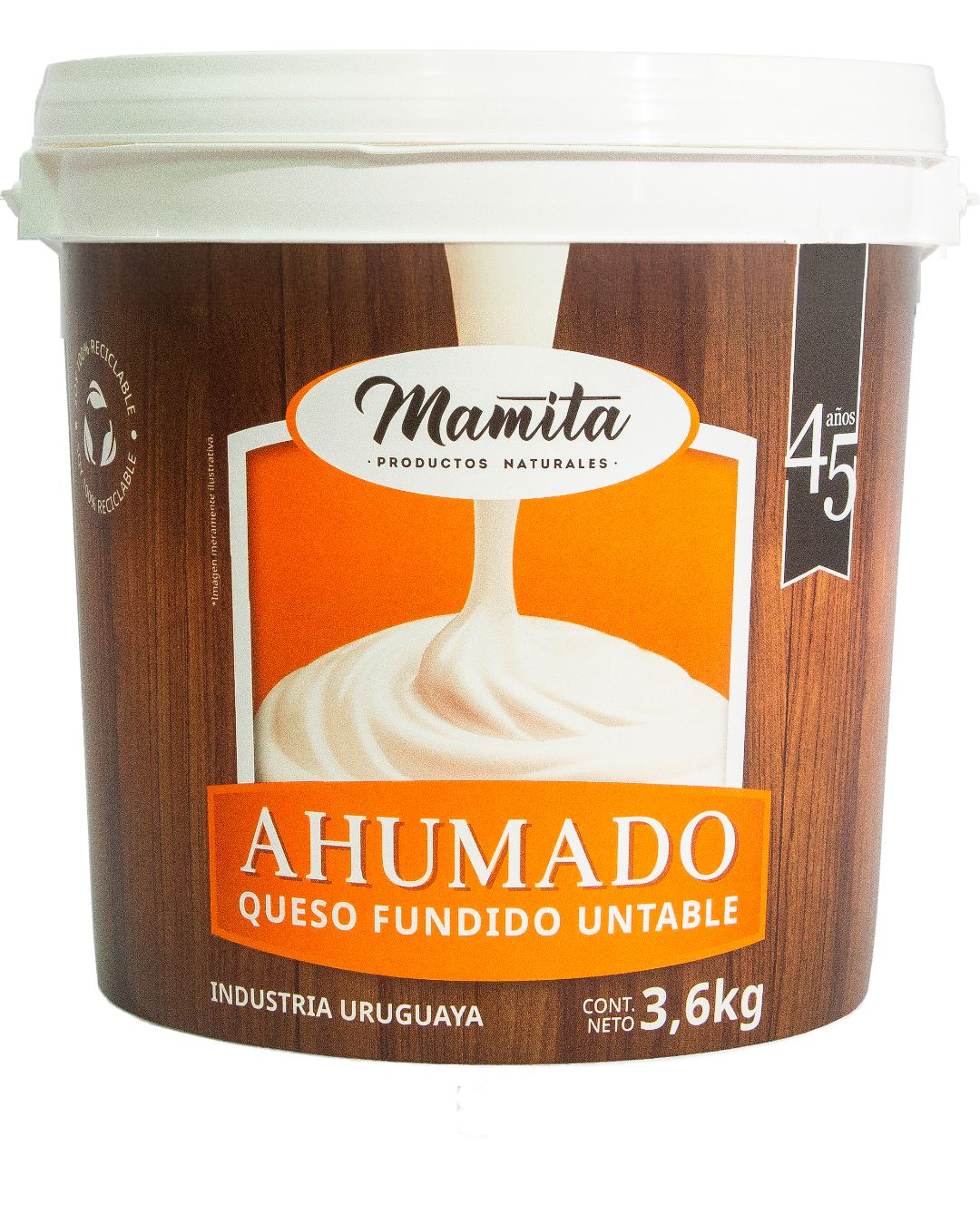 Balde Queso Untable Ahumado