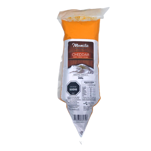 Queso untable cheddar de Productos Mamita