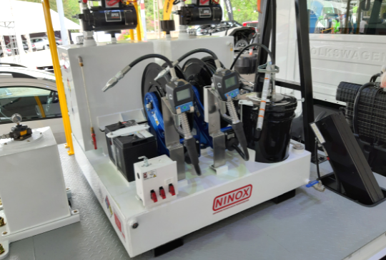 Skid lubricador, Equipo de lubricación, Lubricación portátil, Plataforma de lubricación, Ninox