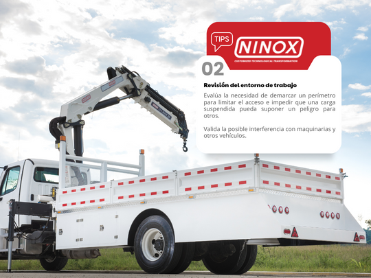 hidroelevador, grúa, camion grua, camion canasta, Ninox, operación de grua, operación de camión grua