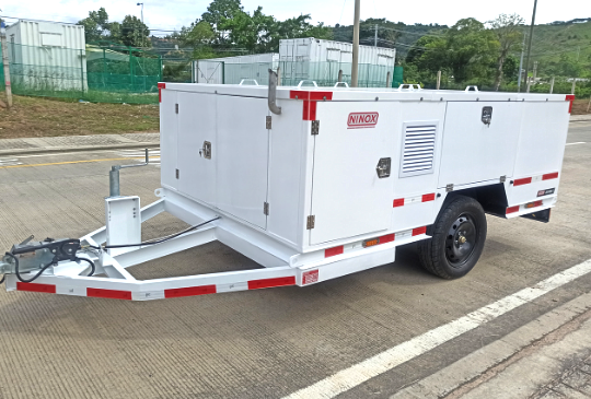 Tráiler lubricador, Trailer de lubricación, Orquesta de lubricación, Plataforma de lubricación, Ninox