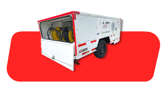 Tráiler de lubricación, equipo de lubricación, Ninox