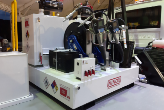 Skid lubricador, Equipo de lubricación, Lubricación portátil, Plataforma de lubricación, Ninox