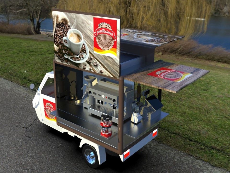 Motocarro cafetria NINOX