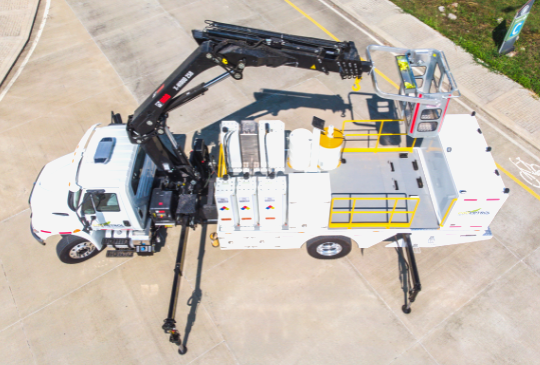 Camion lubricador, Grua Articulada, Izaje de Carga, Grúa canasta, Multimax, NINOX