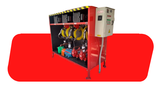 Soluciones fijas, lubricación, combustible, Ninox