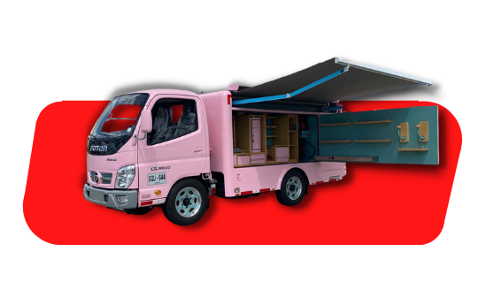 Showroom, vitrina móvil, Ninox