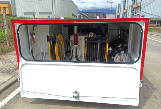 Tráiler lubricador, Trailer de lubricación, Orquesta de lubricación, Plataforma de lubricación, Ninox