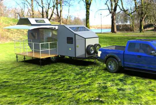 Trailer oficina, oficina móvil, Ninox