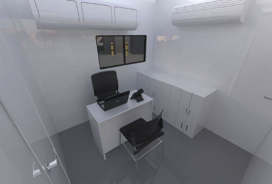 Consultorio móvil, Consultorios móviles, Unidad de diagnóstico móvil, Ninox