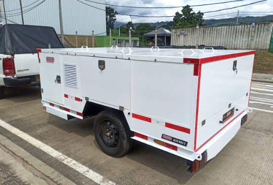 Tráiler lubricador, Trailer de lubricación, Orquesta de lubricación, Plataforma de lubricación, Ninox