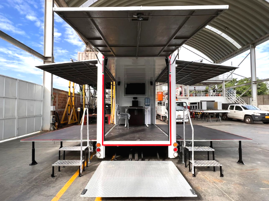 Showroom, vitrina movil, Show room vitrina móvil