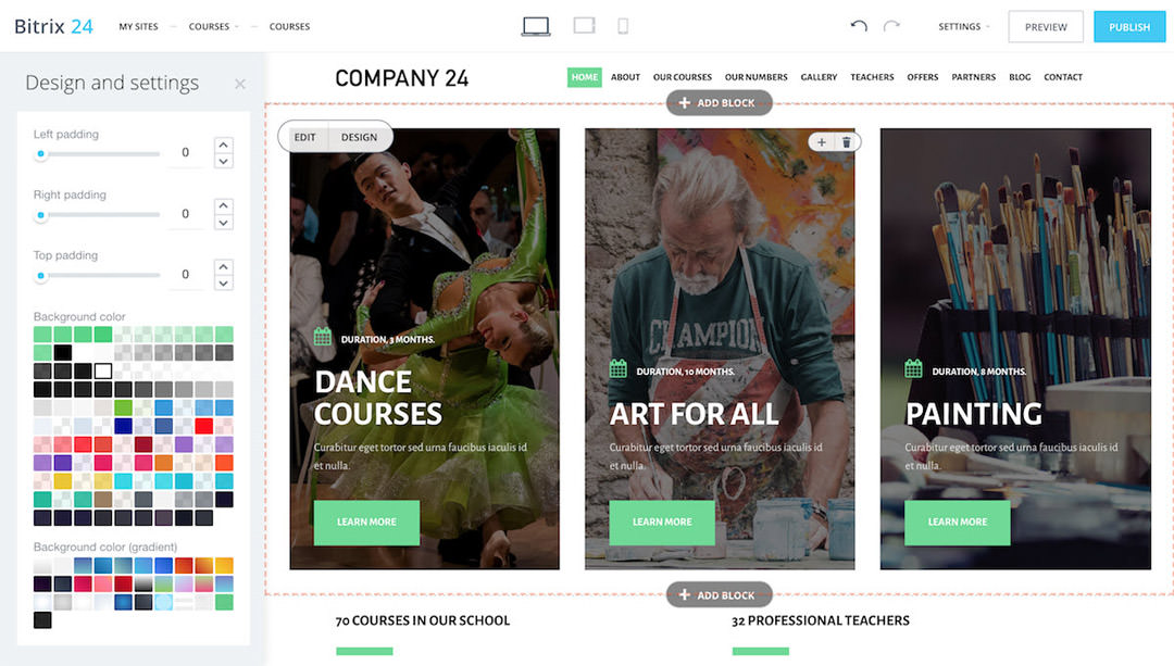 crm para marketing y página web