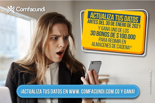 ¡Actualiza tus datos y conoce los diferentes beneficios que tenemos para ti!