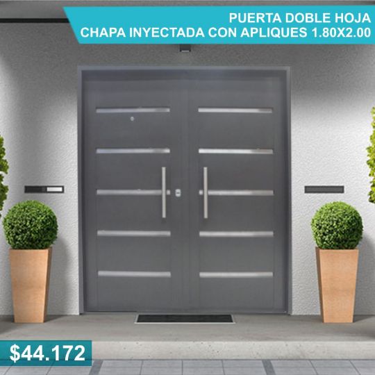 Puerta Doble Chapa Doble Hoja