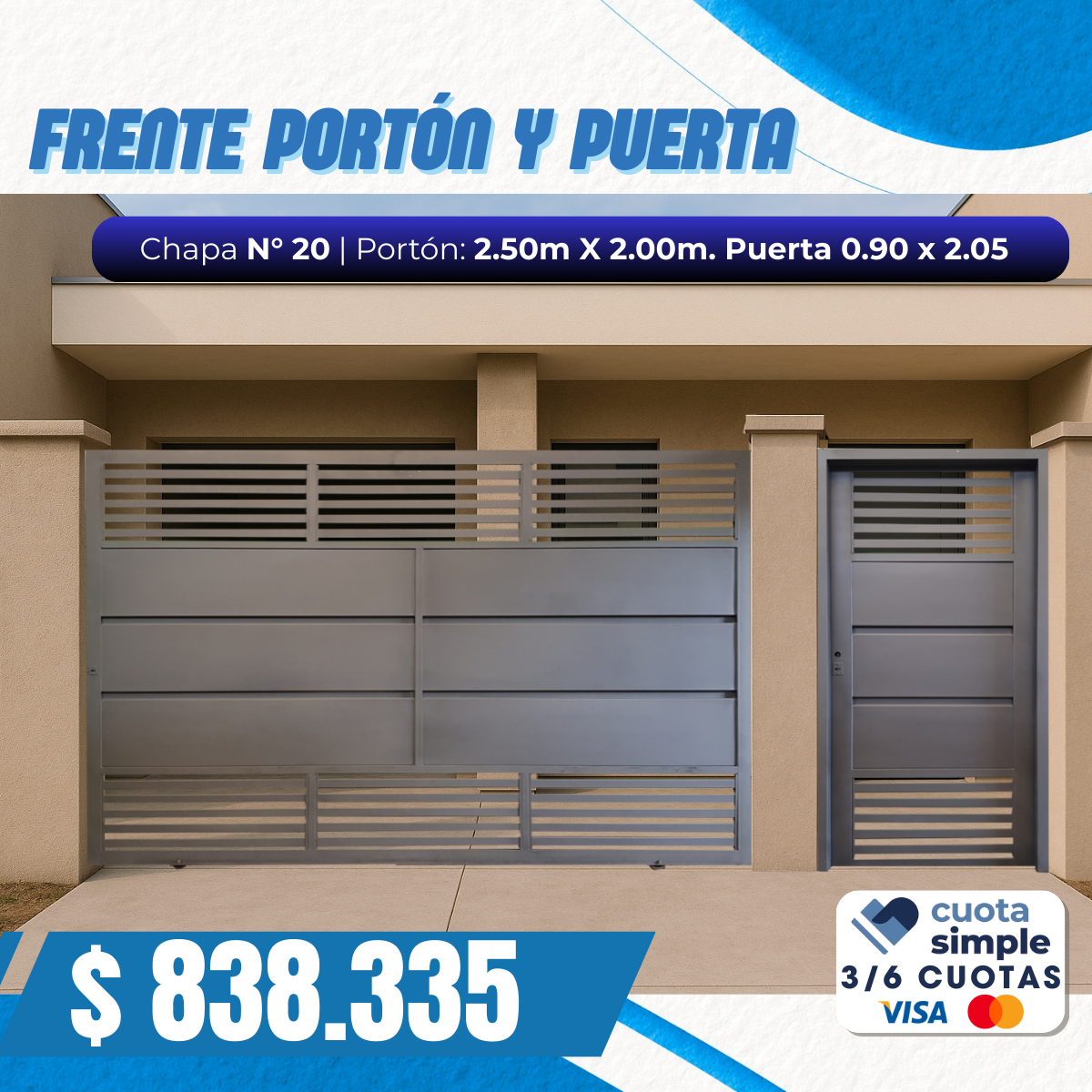 Combo porton y puerta