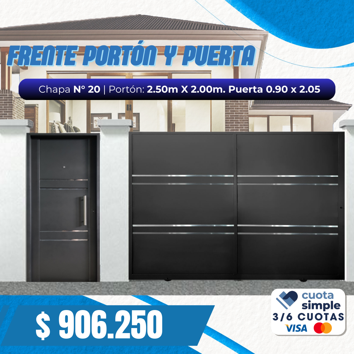 Combo porton y puerta