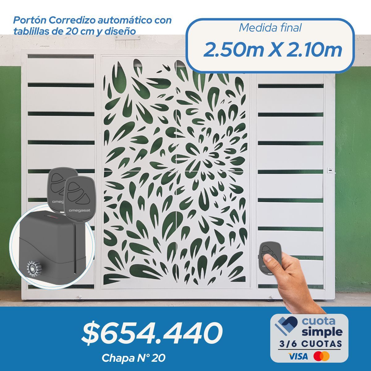 Porton corredizo automatico