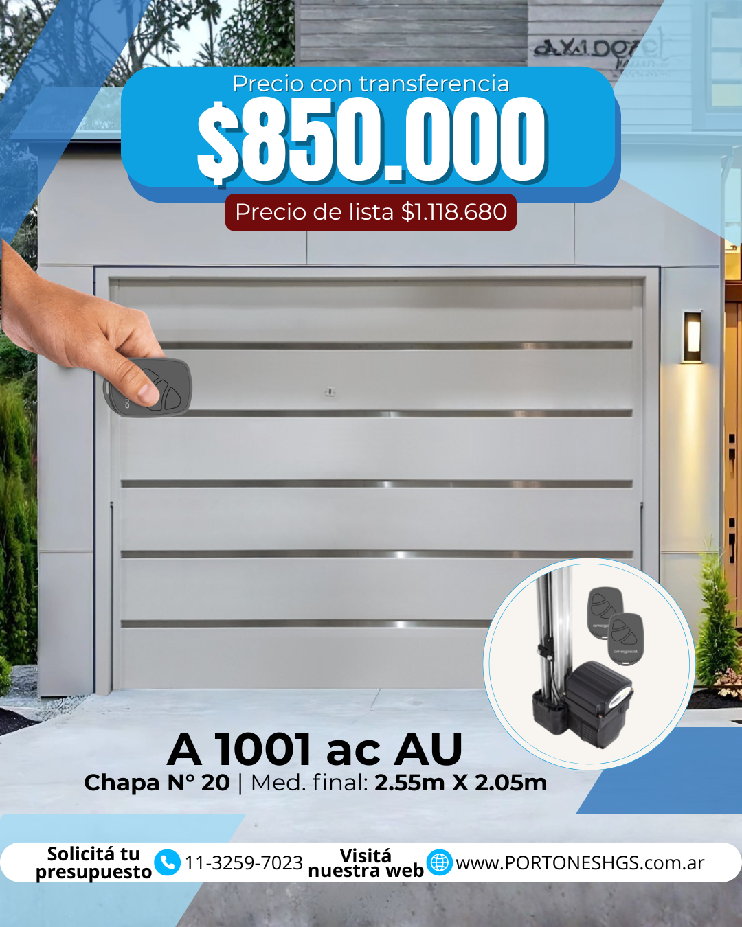 Portón levadizo Automatico