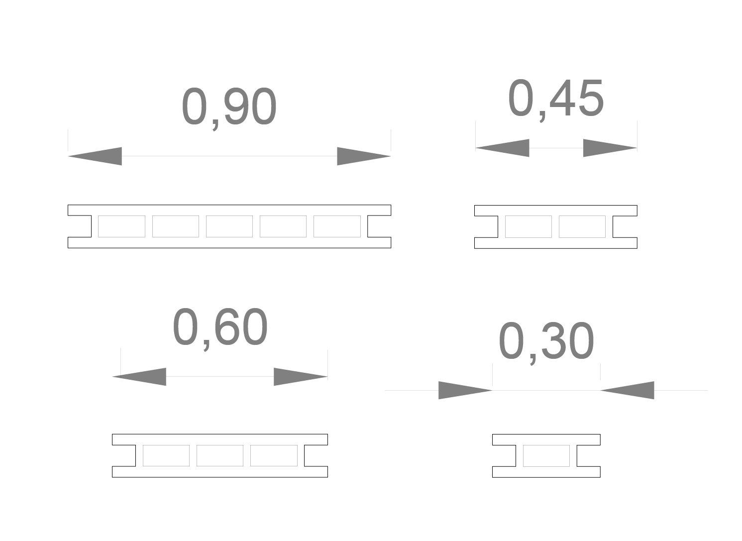 medidas bloques Superbloque