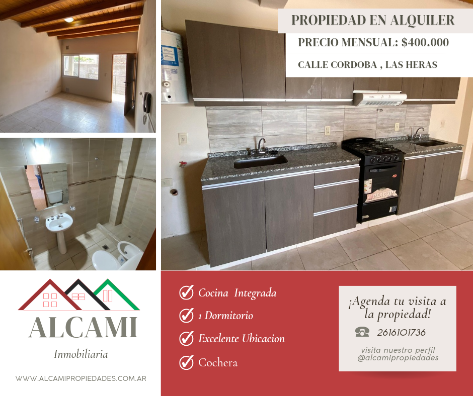 Alquiler en paso de los andes 500.000