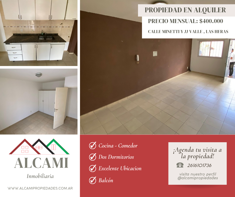 Alquiler en paso de los andes 500.000