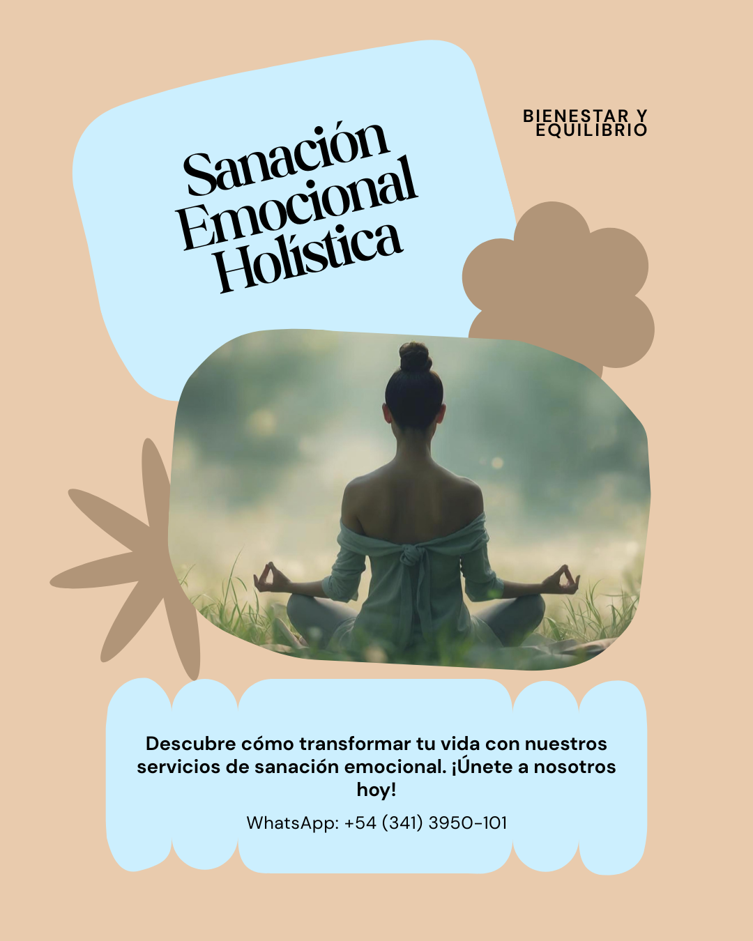 Sanación Emocional Holística, es una mirada amorosa, acompañando tu proceso con prácticas que ayudan a equilibrar, restaurar emociones y sostener en el tiempo