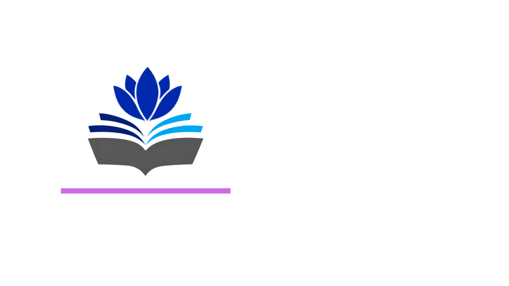logo de dcn blossom sobre una barra morada para realce