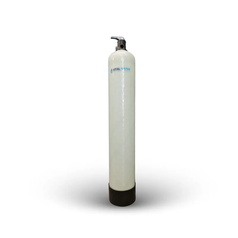 Filtro multimedia de carbón activado granular 1.000 l/h manual (tanque 9" × 48")