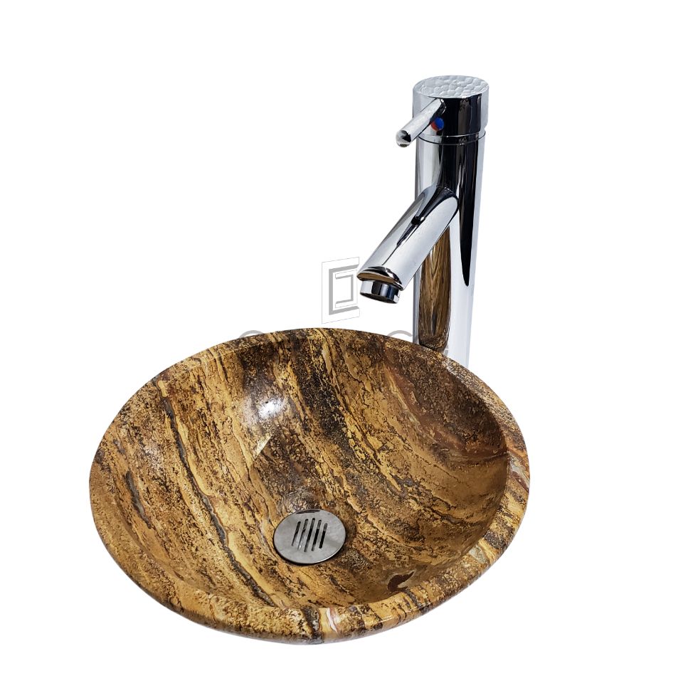 OVALIN LAVABO MEDIA ESFERA MARMOL
